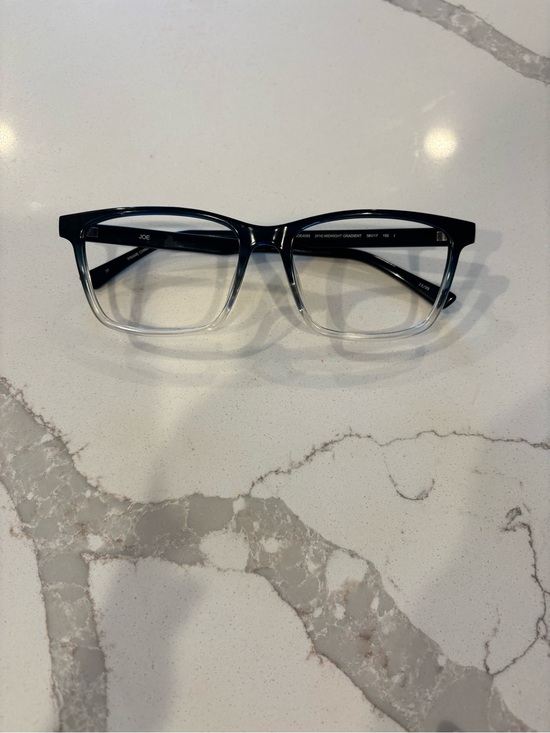 Joseph Abboud Other - Joseph Abboud Men’s Square Eyeglass Frames in Black and Clear Gradient Fade